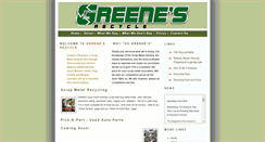 Desktop Screenshot of greenesrecycle.com